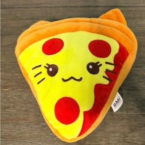 Kawaii Plush BMI Neko Kitty Cat Plush Pizza Slice Food Stuffed Toy